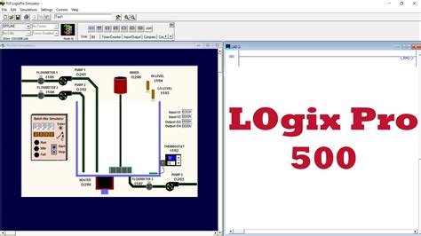 LogixPro - Silo Simulator Complete Exercise (Allen Bradley RSLogix)This tutorial covers PLC Programming Based on Allen Bradley demonstrating . . Logixpro 500 plc simulator unlock code